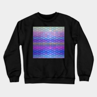 Iridescent Mermaid Scales Crewneck Sweatshirt